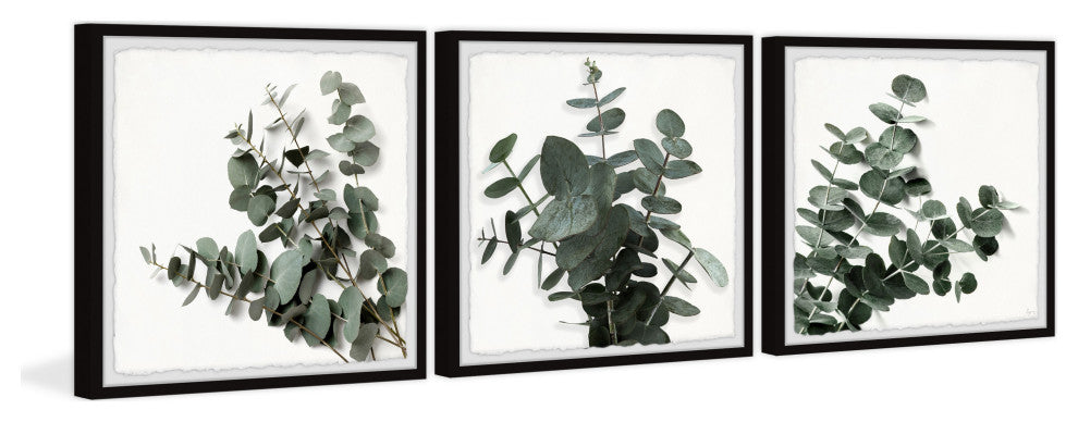 Every Leaf Is a Flower Triptych, 3-Piece Set, 32x32 Panels