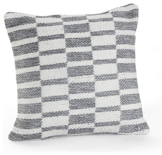 Grayscale Dimensions Throw Pillow