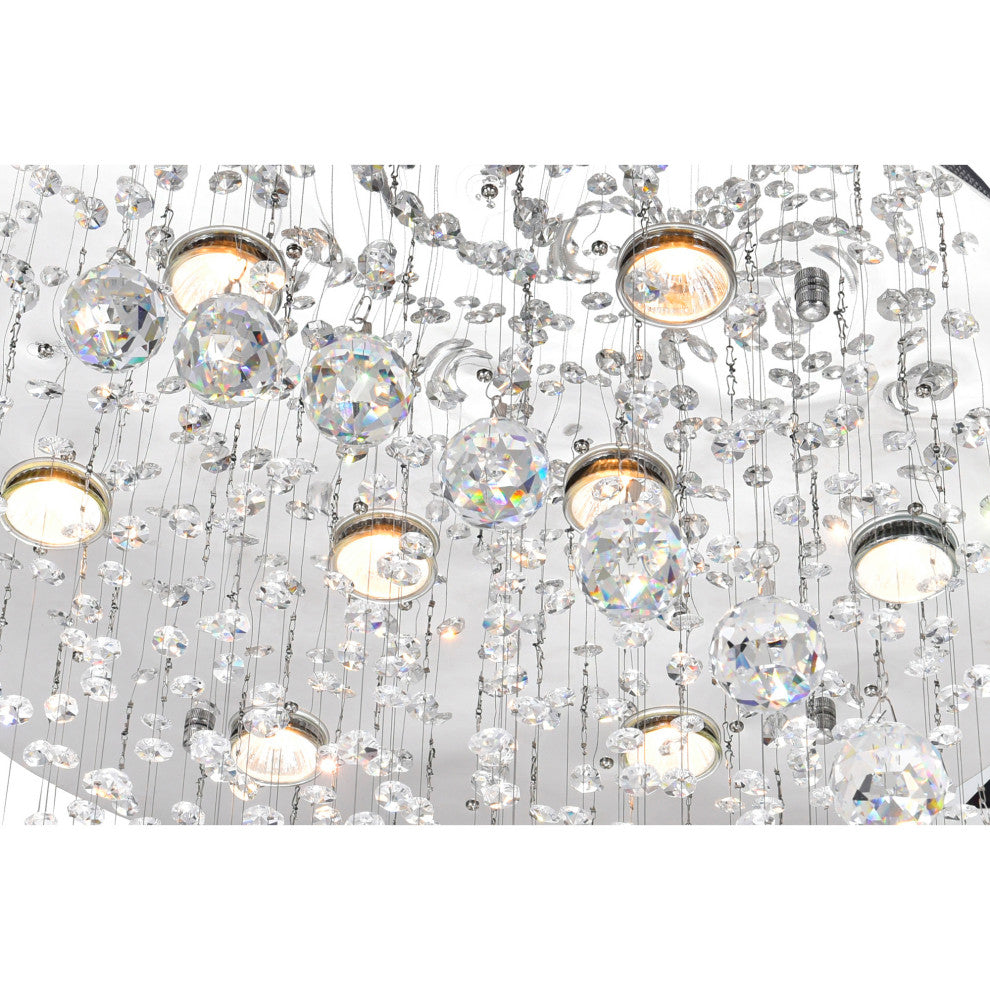 Spiral Flush Mount, 110 Inches