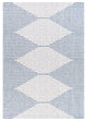 Surya Eagean EAG-2349 2'7"x12' Rug, Bright Blue/Navy/Pale Blue/White
