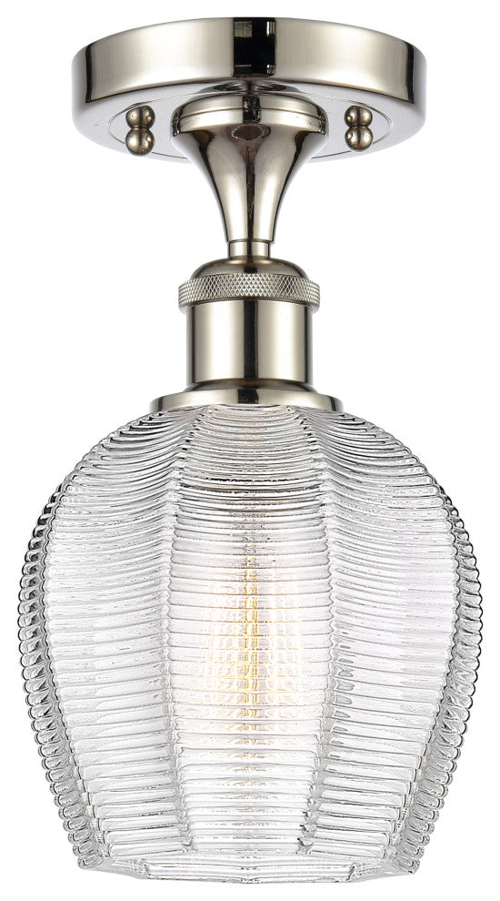 Innovations 516-1C-PN-G462-6-LED 1 LightSemi-Flush Mount, Polished Nickel