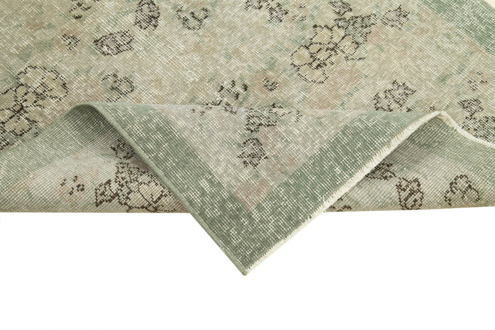 Rug N Carpet - Handwoven Turkish 3' 1'' x 6' 3'' Distressed Overdyed Rug