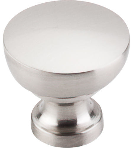 Top Knobs M1119 Bergen 1-1/4 Inch Mushroom Cabinet Knob - Brushed Satin Nickel