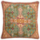 Surya Shadi SD-009 18"x18" Pillow Kit, Khaki/Rose/Teal/Charcoal/Yellow