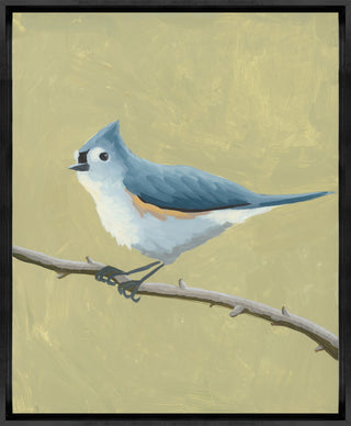 Small Blue Bird I, 36 x 45