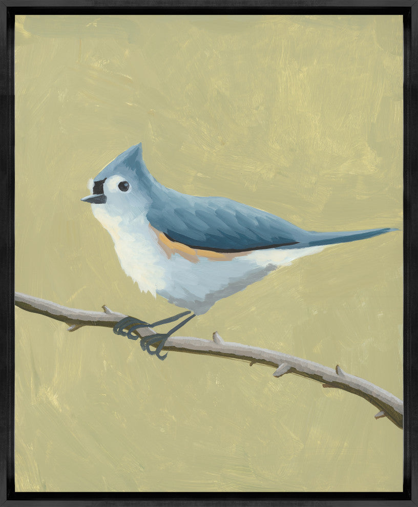 Small Blue Bird I, 36 x 45