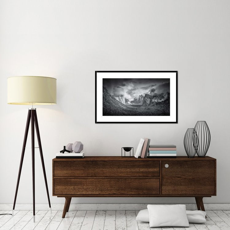 "Yosemite Valley" Framed Digital Print by Mike Leske, 44x28"