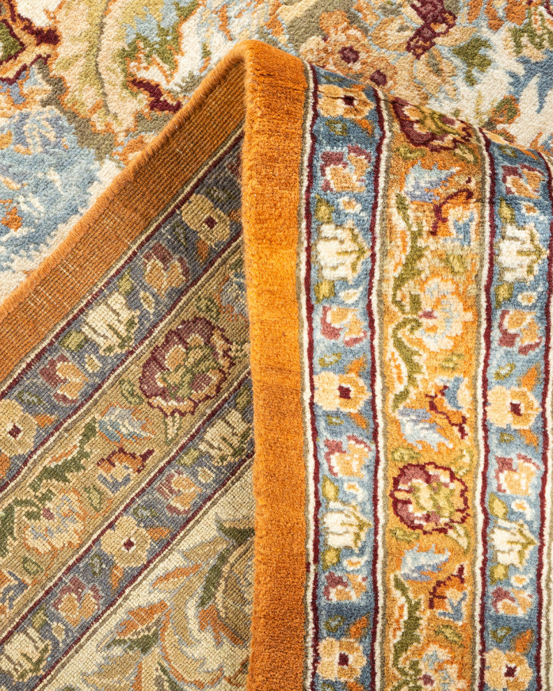 Mogul, One-of-a-Kind Hand-Knotted Area Rug Yellow, 8' 10" x 12' 1"