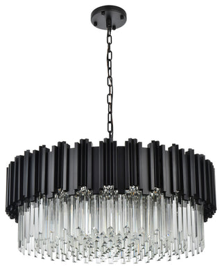 Home Living 32" Chandelier, Black