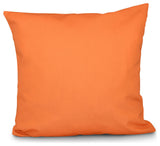 Solid Color Decorative Pillow, Pumpkin, 18"x18"