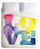 Deny Designs CMYKaren Love 4 Duvet Cover - Lightweight