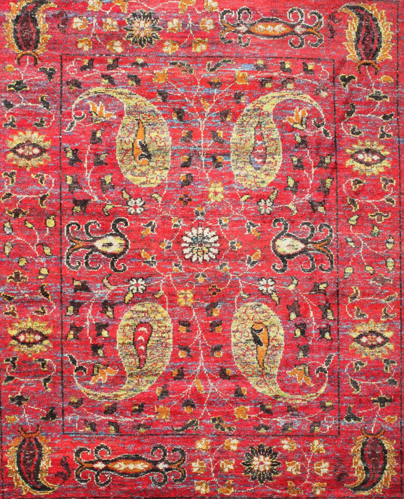 Ahgly Company Indoor Rectangle Traditional Area Rugs, 2' x 4'