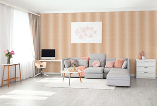 Ombre Bronze Hexagon Wallpaper