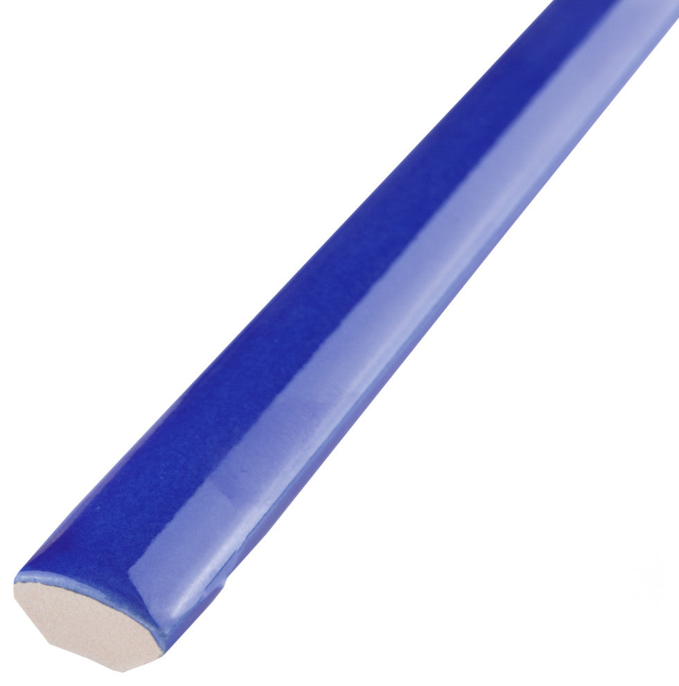 Viva Antic Verde Ceramic Wall Trim, Azul
