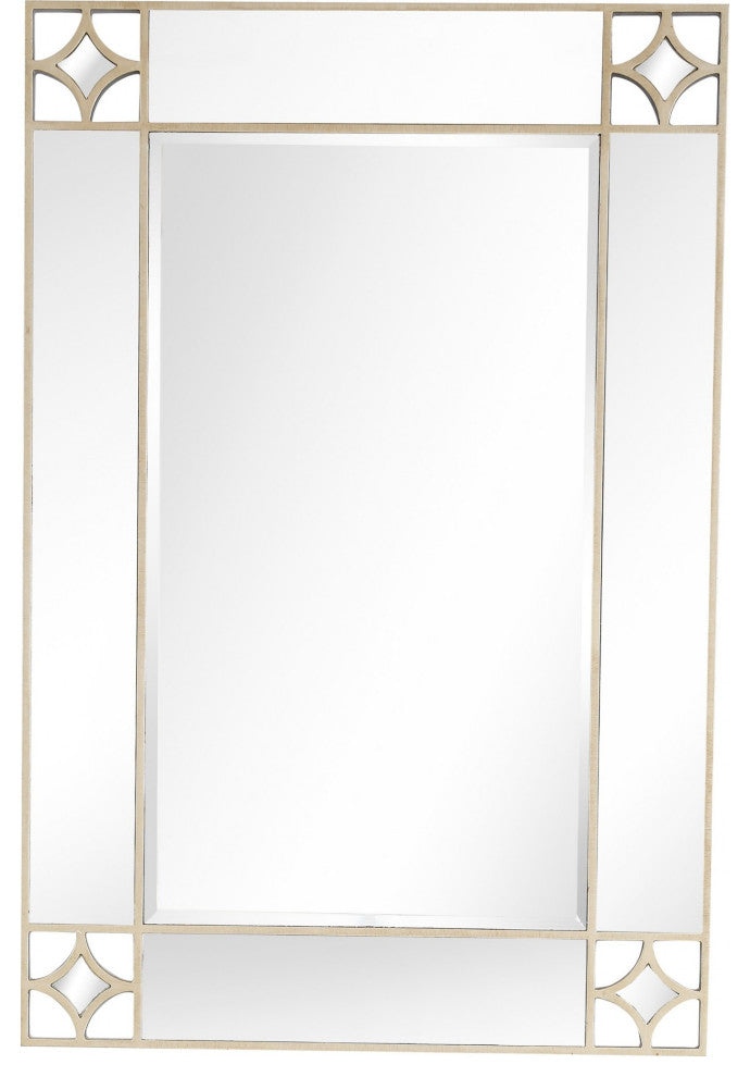 Champagne Finish Wall Mirror
