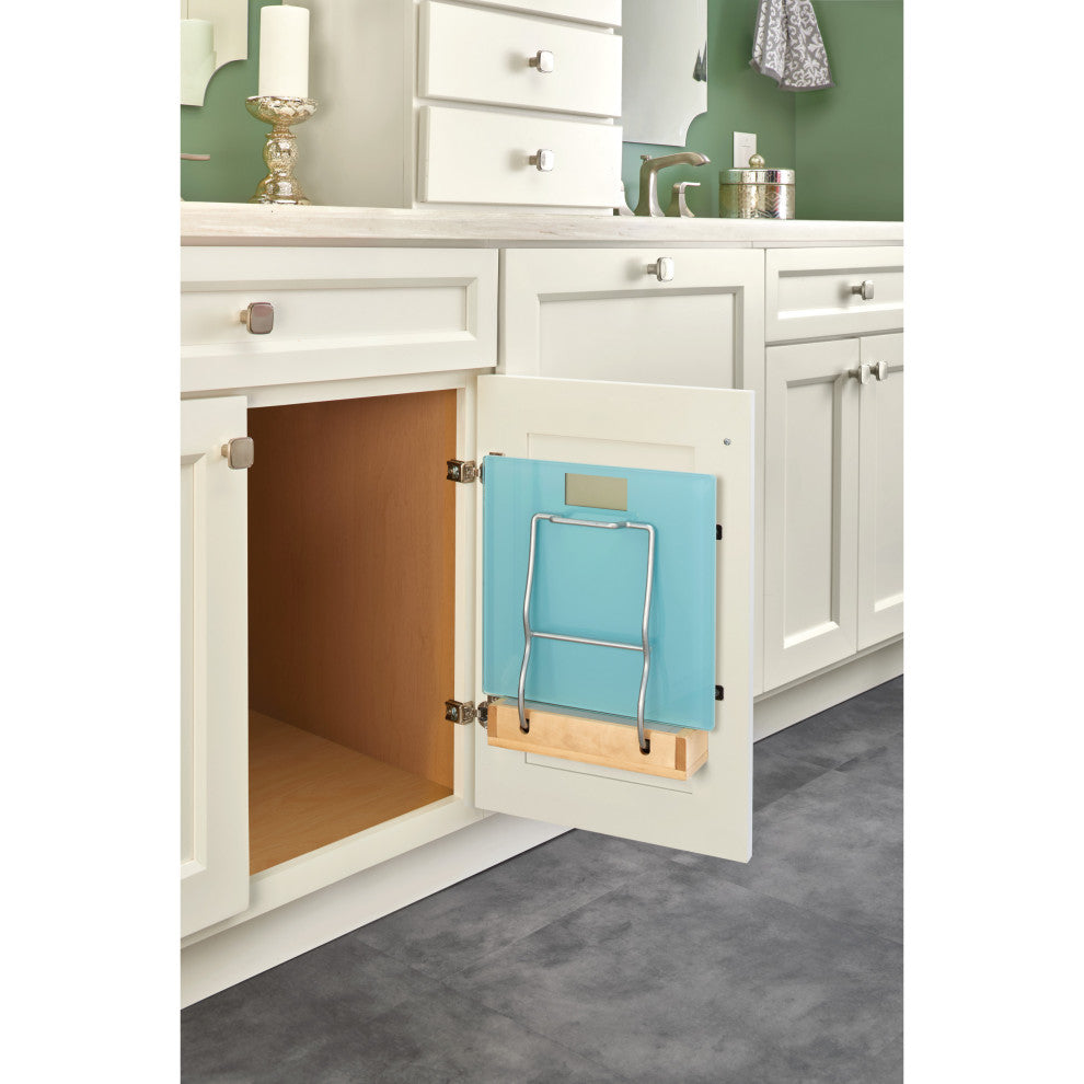 Wood Door Mount Vanity Cabinet Door Mount Scale Holder