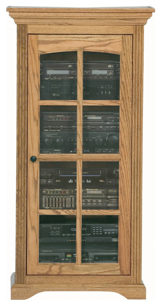 Eagle Furniture Oak Ridge Audio Tower, Lite Oak