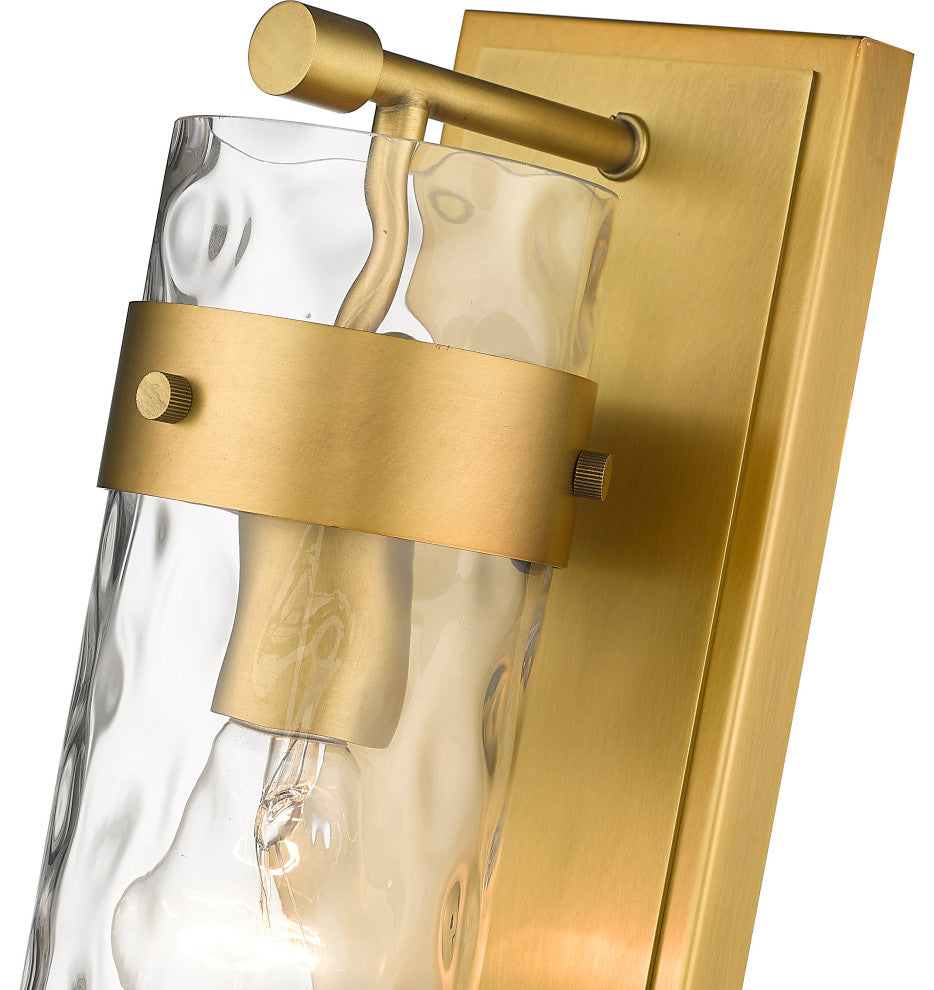 Zlite 3035-1V-RB 1-Light Vanity, Clear