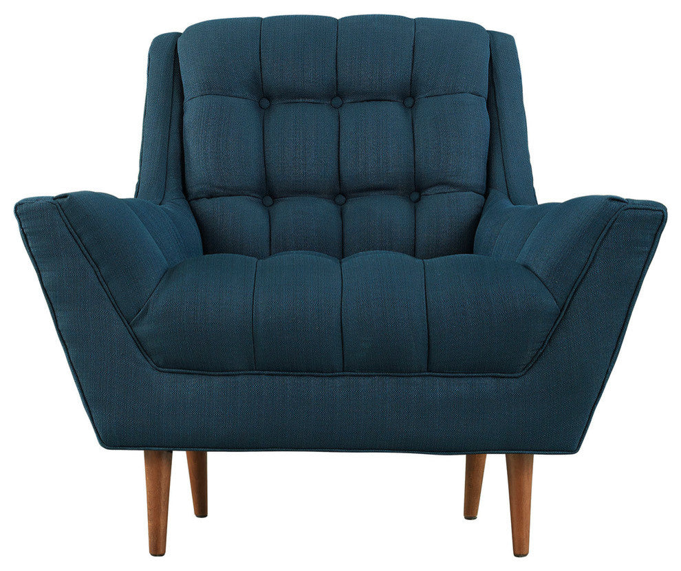 Response Fabric Armchair, Azure