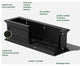 Brixton Planter Box, 36", Black, 1 Pack