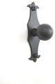 Spanish Style Fleur De Lis Iron Cabinet Knob Slim Smooth SHK6
