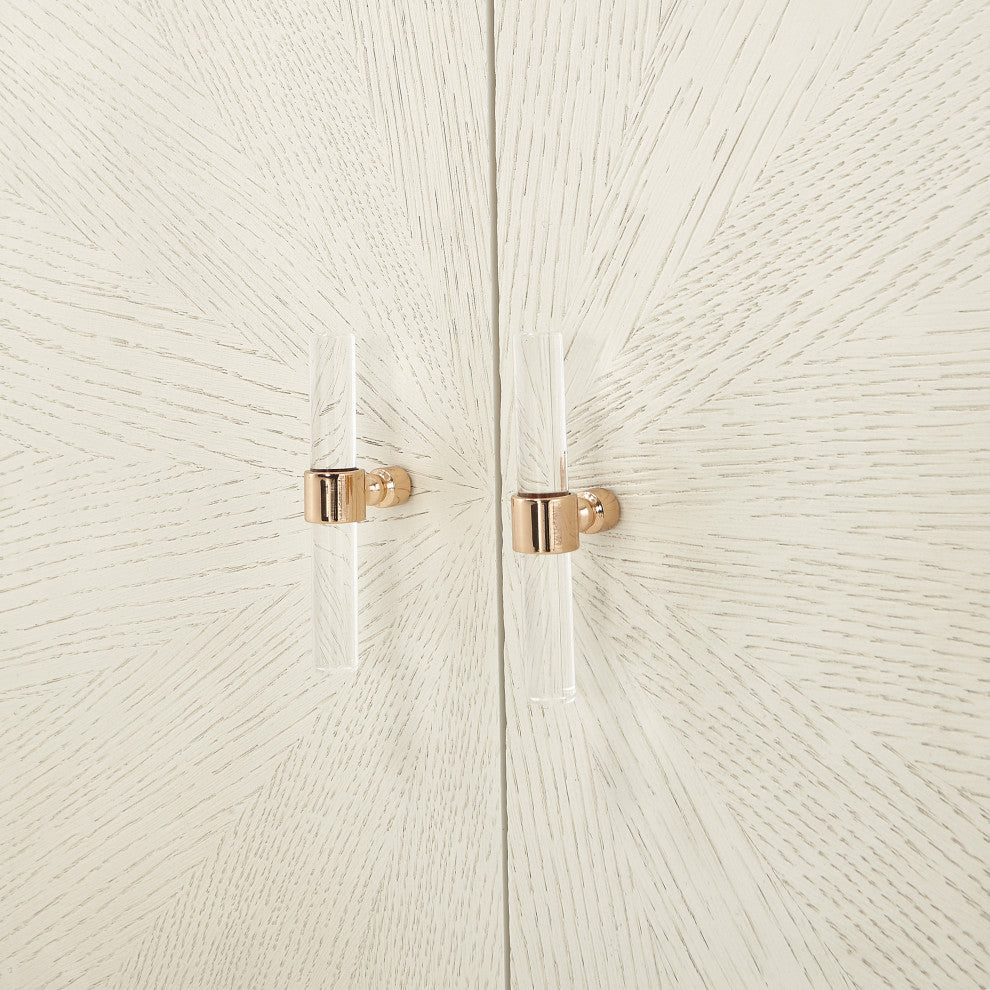 La Rachelle Media Cabinet - Medium Champagne