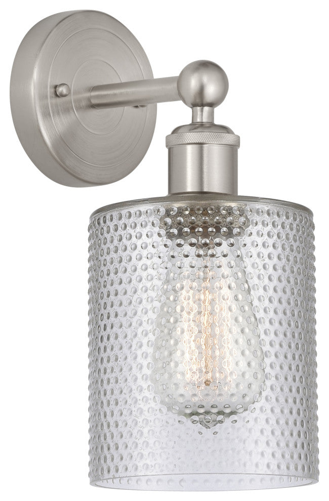 Innovations 616-1W-SN-G112 1 Light 5" Sconce, Brushed Satin Nickel
