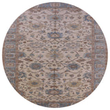 Ahgly Company Indoor Round Mid-Century Modern Area Rugs, 5' Round