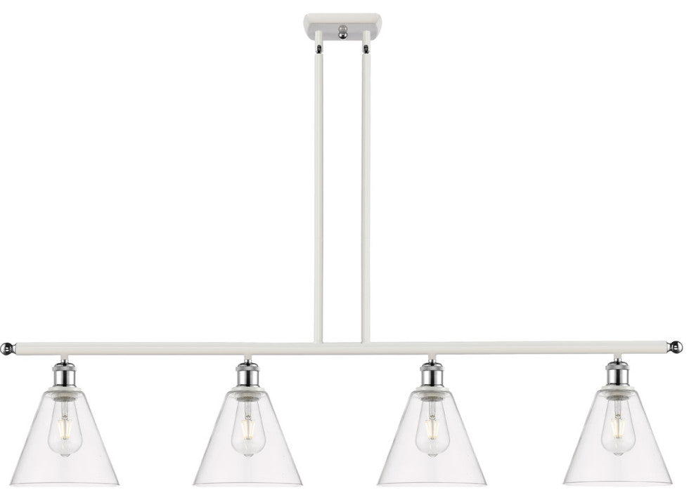 Innovations 516-4I-WPC-GBC-82-LED 4 Light Island Light, White, Polished Chrome