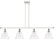 Innovations 516-4I-WPC-GBC-82-LED 4 Light Island Light, White, Polished Chrome