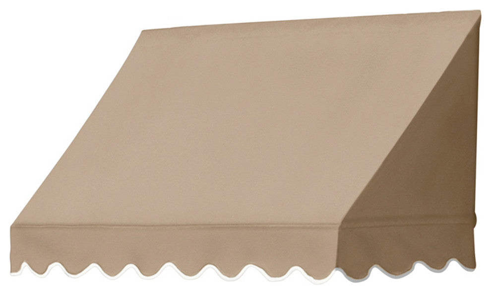 Traditional Awnings in a Box, Tan, 4'