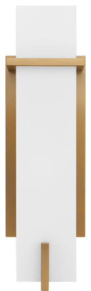 Antrim Collection One-Light Medium Outdoor Wall Lantern, Soft Gold