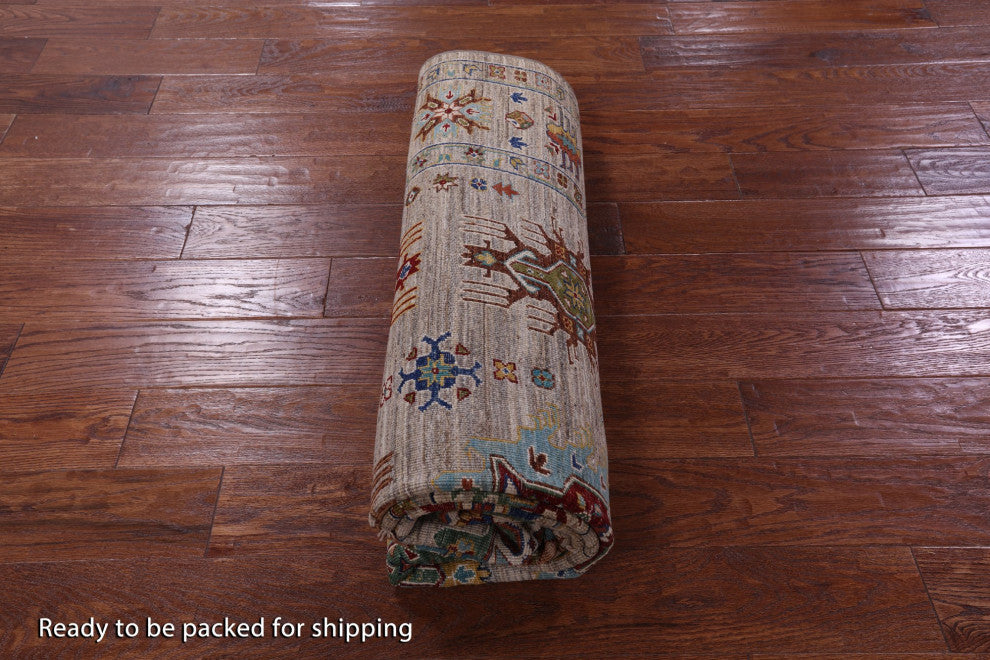 5' 8" X 7' 11" Hand-Knotted Persian Wool Rug - Q12470