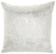 Mina Victory DR502 Throw Pillow, Silver, 20" X 20"