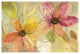"Neon Floral Crop" Digital Paper Print by Silvia Vassileva, 50"x34"