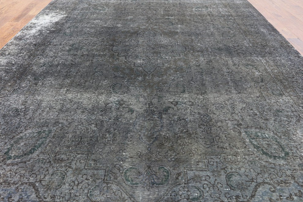 10'x13' Tabriz Overdyed Oriental Rug, W2629