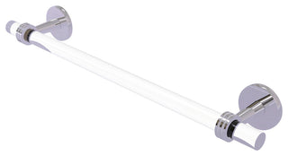 Clearview 30" Towel Bar with Dotted Accents, Polished Chrome