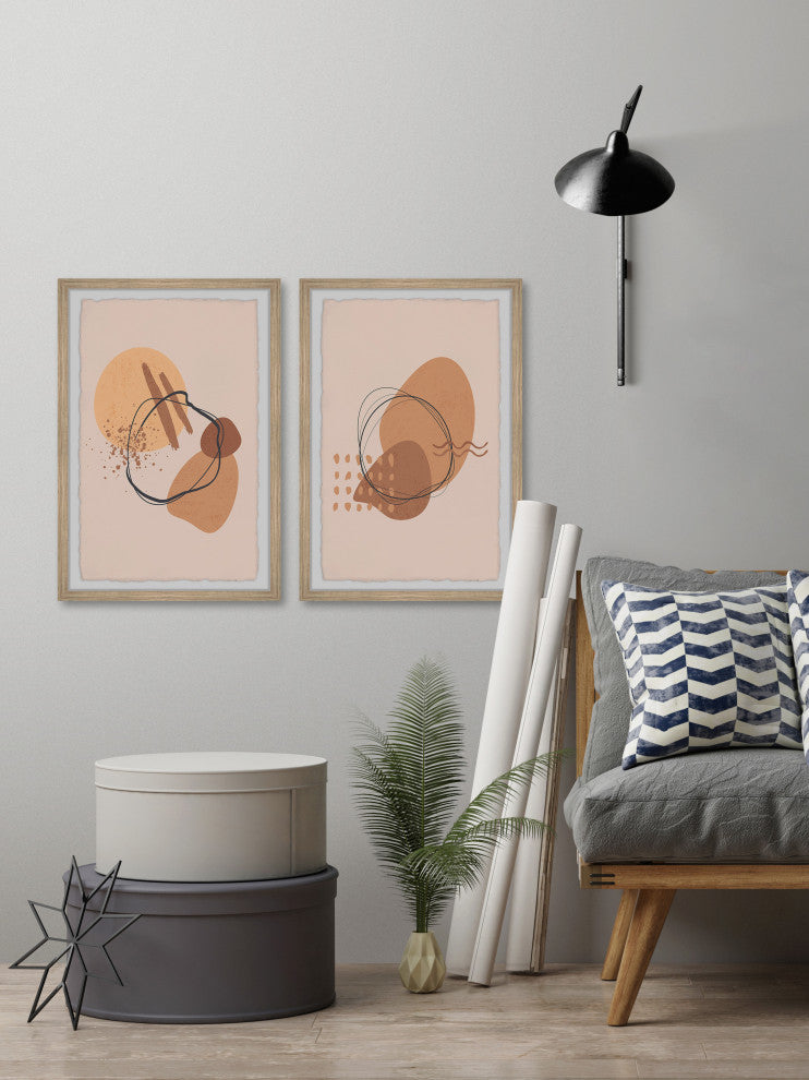 Out of Darkness Diptych, 2-Piece Set, 20x30 Panels