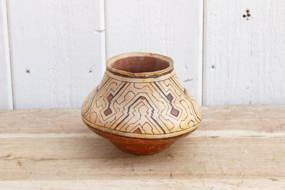 Mid-Century Glazed Peruvian Bowl