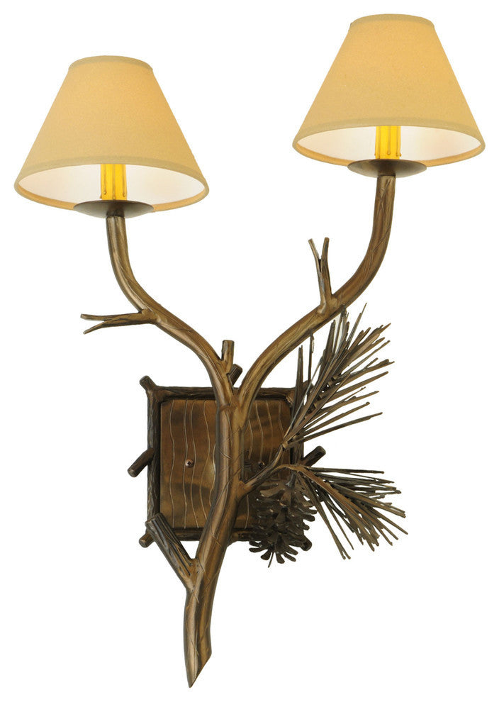 27H Lone Pine 2 LT Wall Sconce
