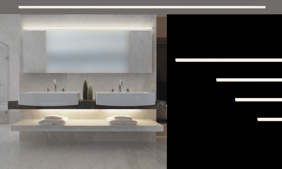 Stiletto Lungo Architectural 96" LED Wall Bar, Satin White