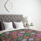 Deny Designs Bianca Green Roses Vintage Duvet Cover - Lightweight