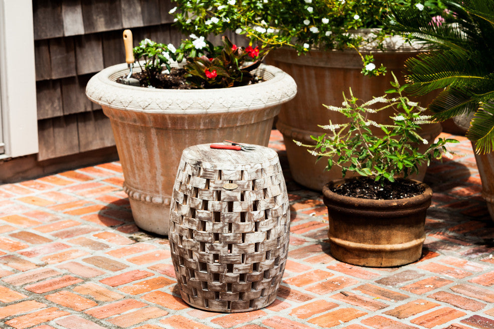 Maya Oval Garden Stool