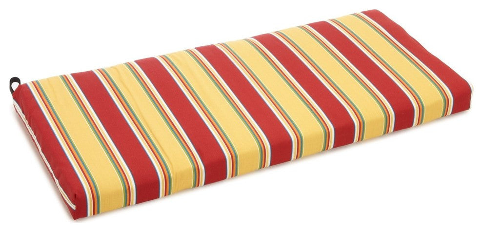 40"x19" Outdoor Spun Polyester Loveseat Cushion, Haliwell Multi