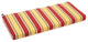 40"x19" Outdoor Spun Polyester Loveseat Cushion, Haliwell Multi
