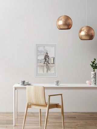 "Chillin' at Paris II" Framed Painting Print, 20"x30"