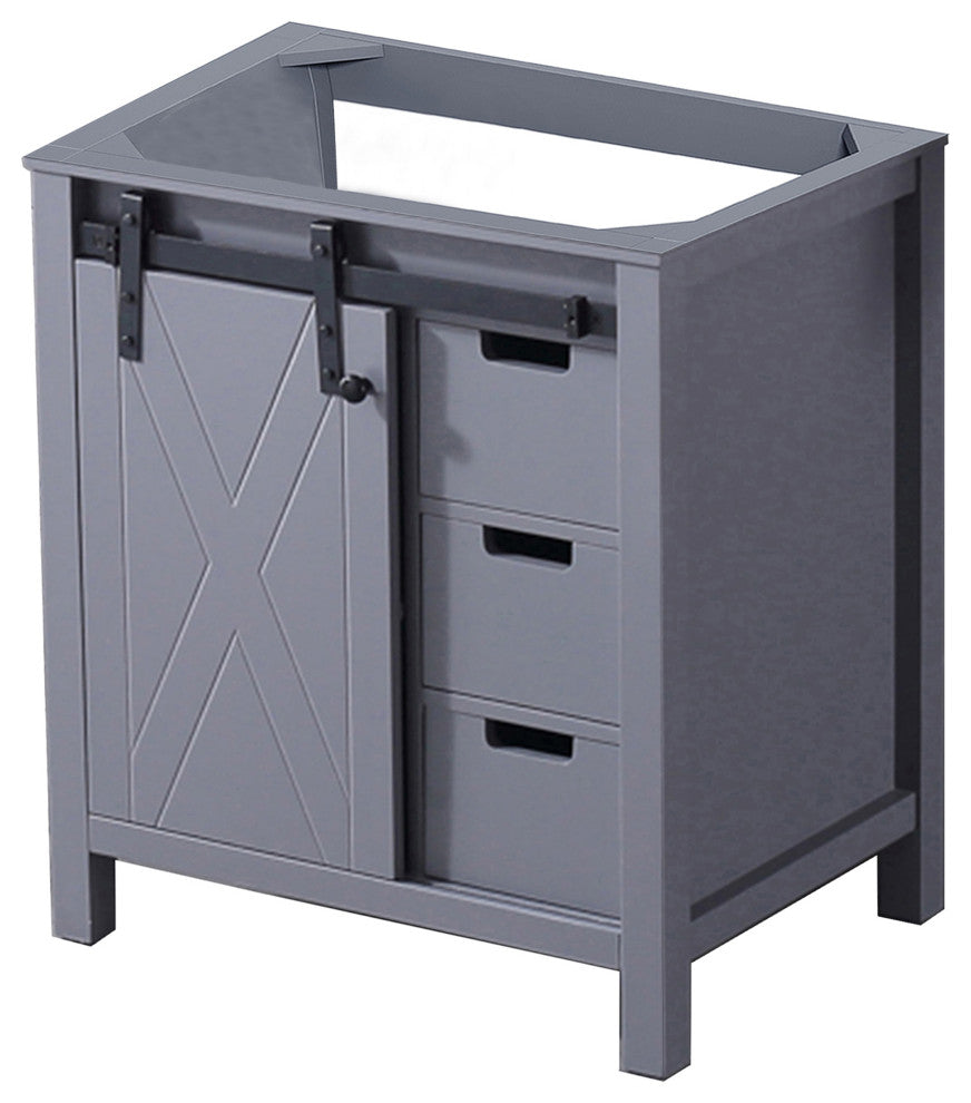 Marsyas 30" Dark Gray Bathroom Organiser Bath Storage Vintage Vanity Cabinet