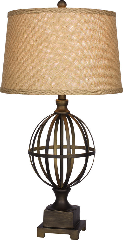 Fangio Lighting's 30.5" Metal Table Lamp, Bronze Finish