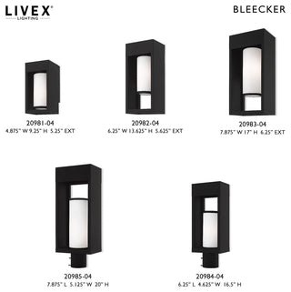 Livex Lighting Black 1-Light Outdoor Wall Lantern