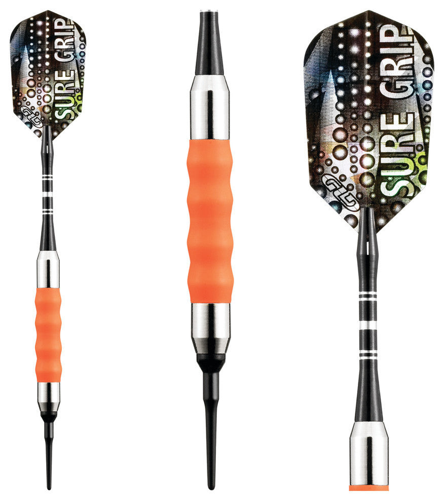 Sure Grip Orange Soft Tip Darts, 18 Grams
